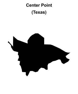 Merkez Noktası (Texas) boş ana hat haritası