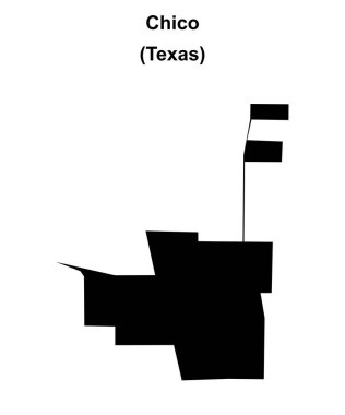 Chico (Texas) boş ana hat haritası