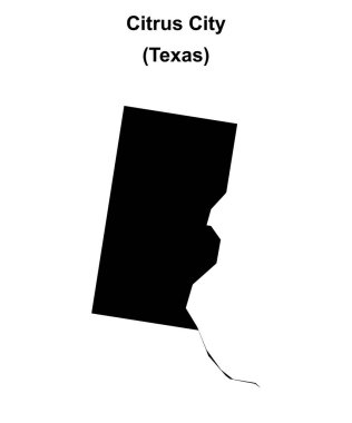Citrus Şehri (Texas) boş ana hat haritası
