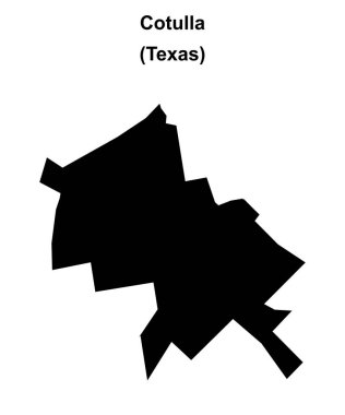 Cotulla (Texas) boş ana hat haritası