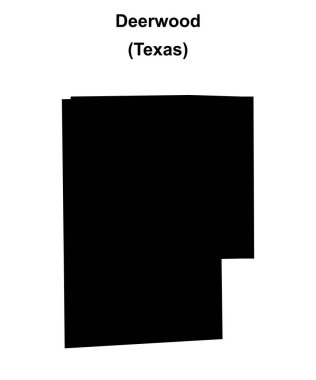 Deerwood (Texas) boş ana hat haritası