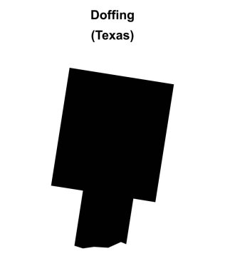 Doffing (Texas) boş ana hat haritası