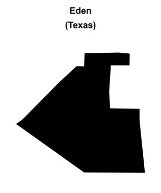 Eden (Texas) boş ana hat haritası