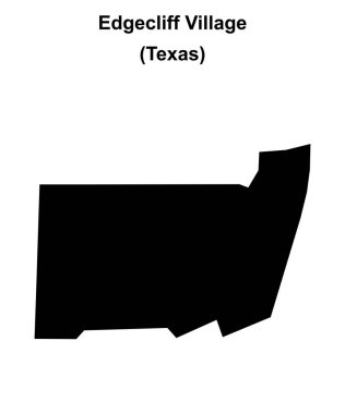 Edgecliff Köyü (Texas) boş ana hat haritası