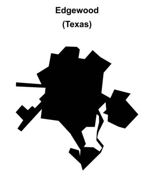 Edgewood (Texas) boş ana hat haritası
