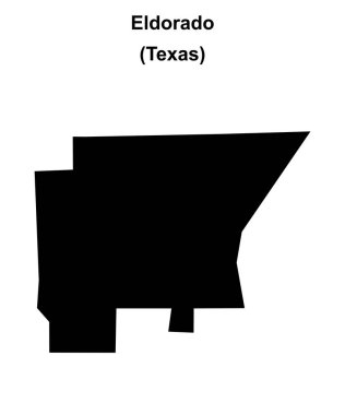 Eldorado (Texas) boş ana hat haritası