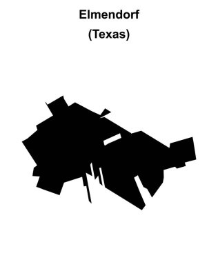 Elmendorf (Texas) boş ana hat haritası