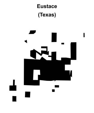 Eustace (Texas) boş ana hat haritası