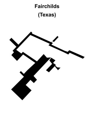 Fairchilds (Texas) boş ana hat haritası