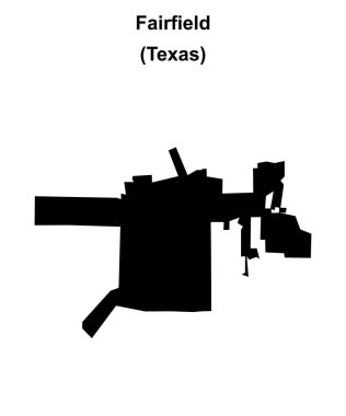 Fairfield (Texas) boş ana hat haritası