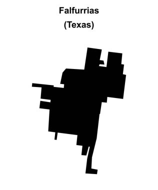 Falfurrias (Texas) boş ana hat haritası