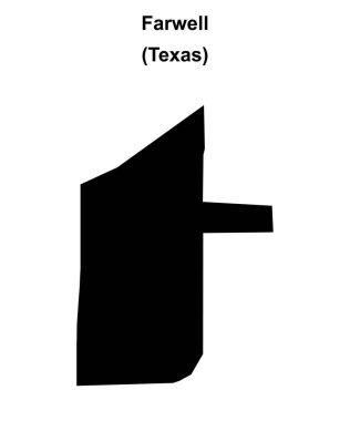 Farwell (Texas) boş ana hat haritası