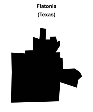 Flatonia (Texas) boş ana hat haritası