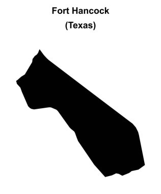 Fort Hancock (Texas) boş ana hat haritası