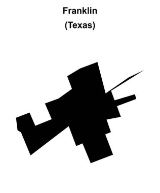 Franklin (Texas) boş ana hat haritası