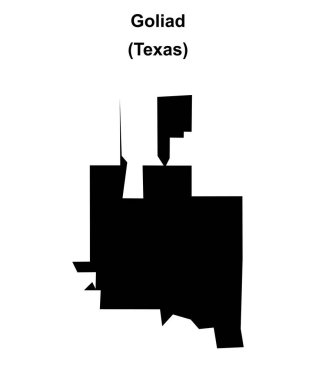 Goliad (Texas) boş ana hat haritası