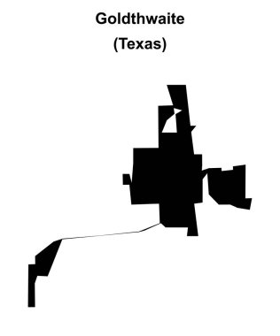 Goldthwaite (Texas) boş ana hat haritası