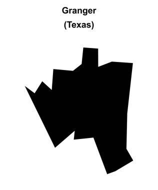 Granger (Texas) boş ana hat haritası
