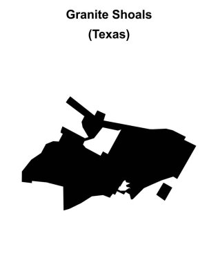Granit Sıkışmaları (Texas) boş ana hat haritası