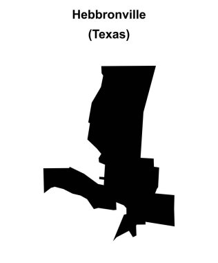 Hebbronville (Texas) boş ana hat haritası