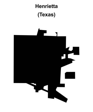 Henrietta (Texas) boş ana hat haritası
