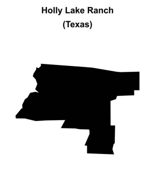 Holly Lake Çiftliği (Texas) boş ana hat haritası
