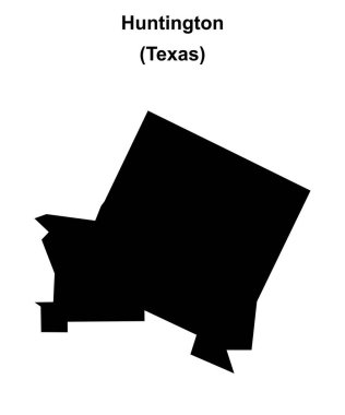 Huntington (Texas) boş ana hat haritası