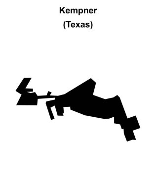 Kempner (Texas) boş ana hat haritası