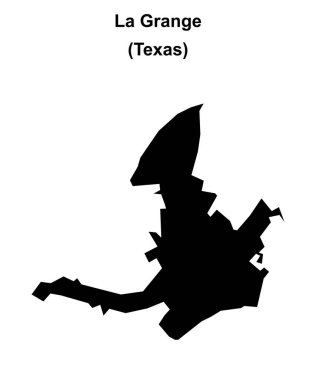 La Grange (Texas) boş ana hat haritası