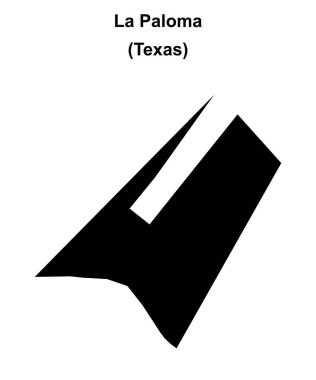 La Paloma (Texas) boş ana hat haritası