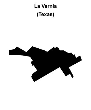 La Vernia (Texas) boş ana hat haritası