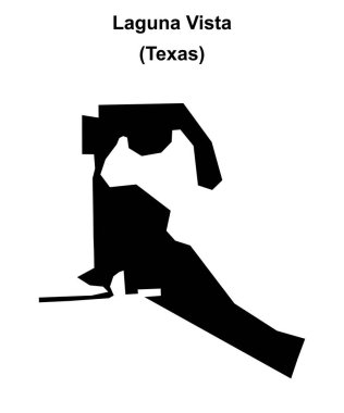 Laguna Vista (Texas) boş ana hat haritası