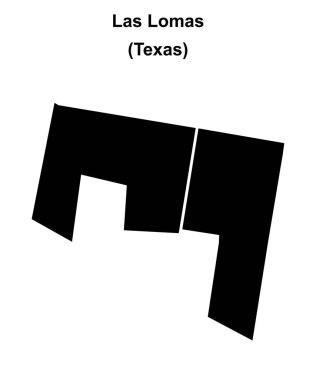 Las Lomas (Texas) boş ana hat haritası
