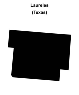 Laureles (Texas) boş ana hat haritası