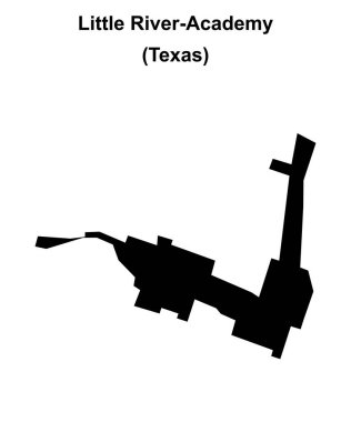 Küçük Nehir Akademisi (Texas) boş ana hat haritası