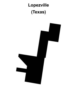 Lopezville (Texas) boş ana hat haritası