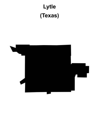 Lytle (Texas) boş ana hat haritası