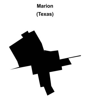 Marion (Texas) boş ana hat haritası