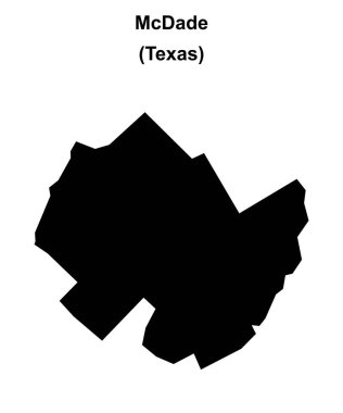 McDade (Texas) boş ana hat haritası