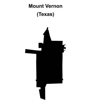 Vernon Dağı (Texas) boş ana hat haritası