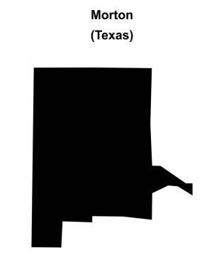 Morton (Texas) boş ana hat haritası