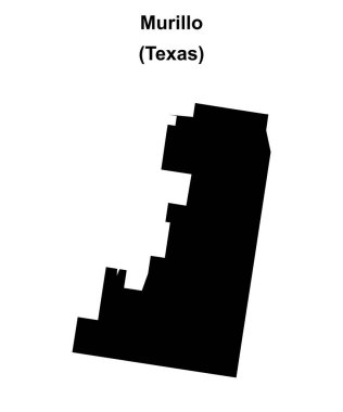 Murillo (Texas) boş ana hat haritası