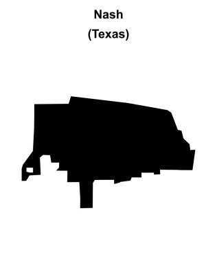 Nash (Texas) boş ana hat haritası