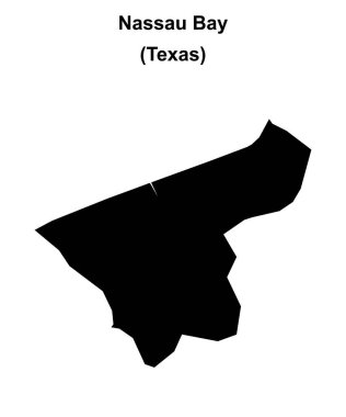 Nassau Körfezi (Texas) boş ana hat haritası