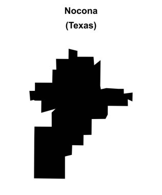 Nocona (Texas) boş ana hat haritası