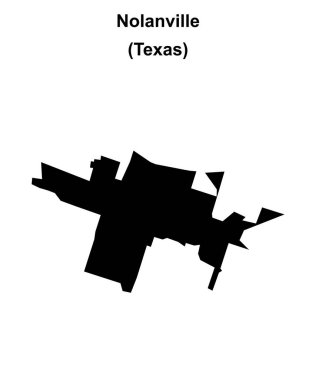 Nolanville (Texas) boş ana hat haritası