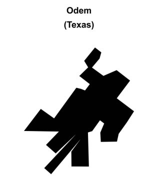 Odem (Texas) boş ana hat haritası