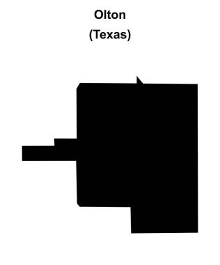 Olton (Texas) boş ana hat haritası