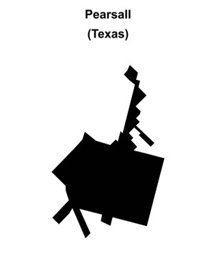 Pearsall (Texas) boş ana hat haritası
