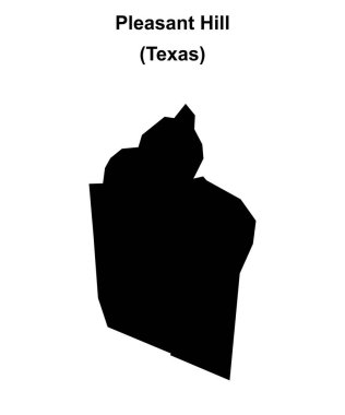 Pleasant Hill (Texas) boş ana hat haritası